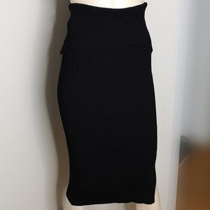 Zara Knit Ribbed Tube Skirt Medium